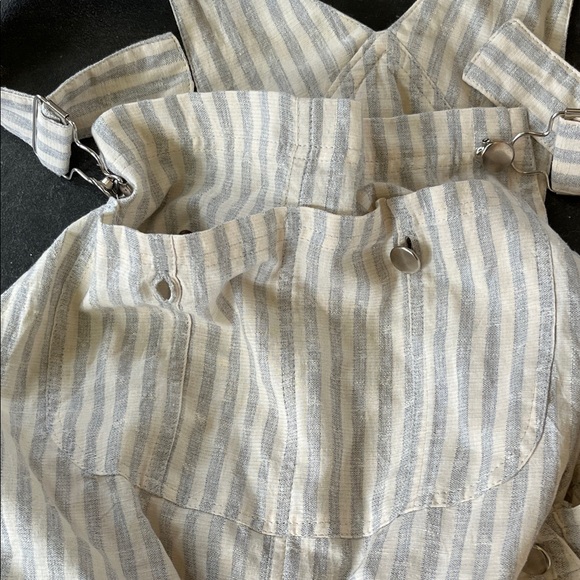 NWT Jen’s Pirate Booty Domino Overalls Silver Size M - Picture 10 of 12